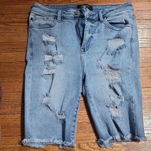 Judy Blue Distressed Shorts